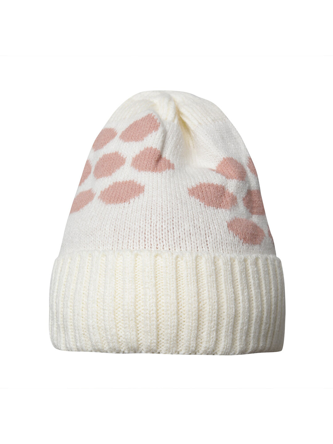 

LOOM LEGACY Women Self Design Acrylic Woollen Beanie, Cream