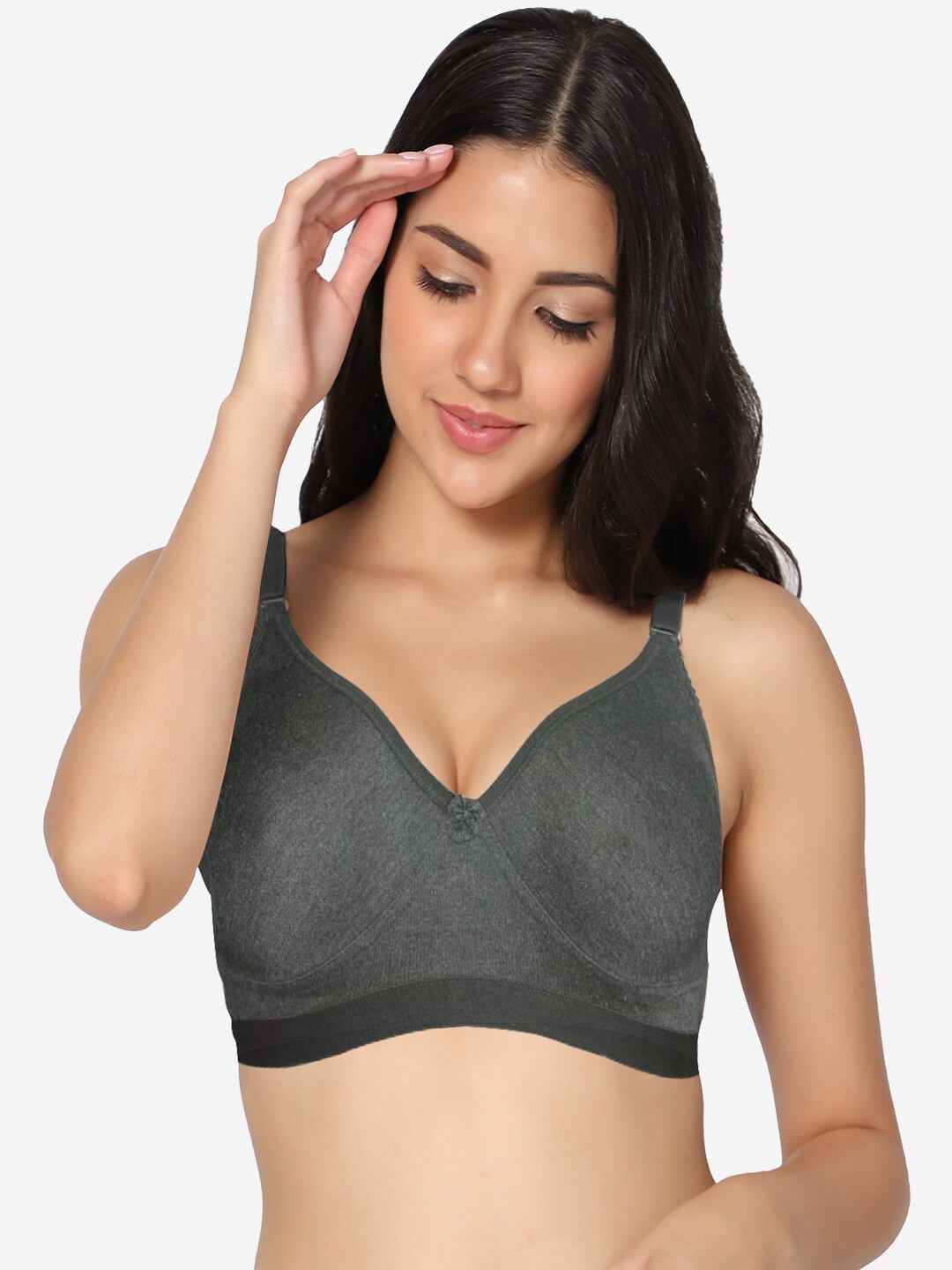 

In Care Full Coverage Cotton T-Shirt Bra, Black