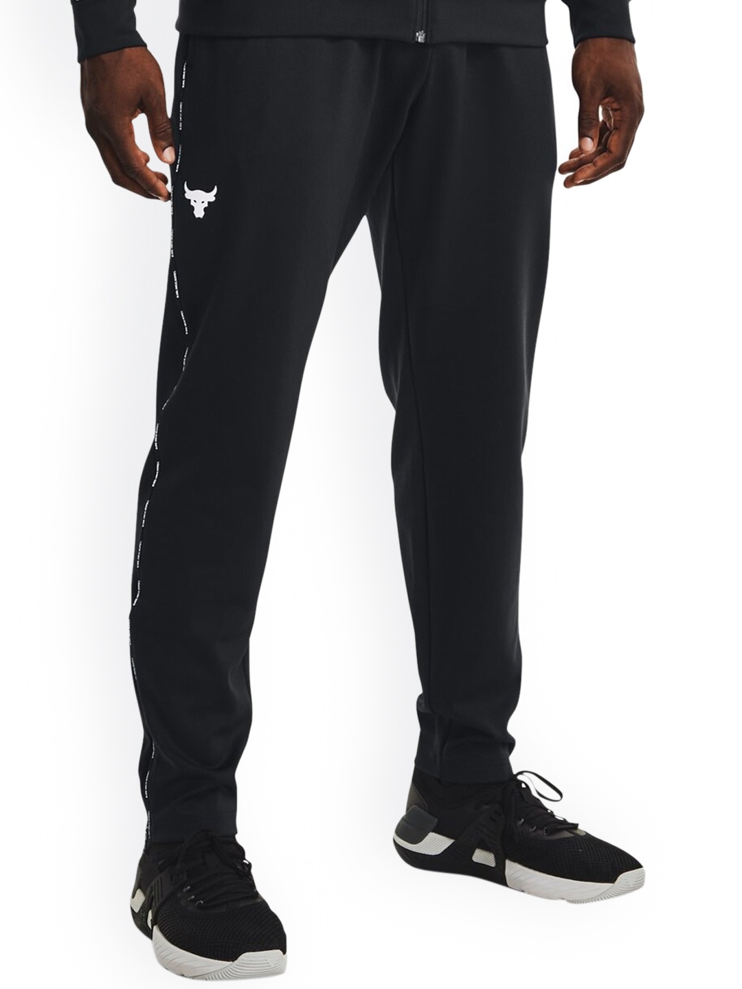 

UNDER ARMOUR Men Project Rock Relaxed-Fit Track Pants, Black