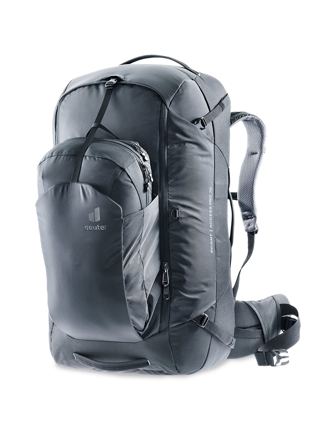 

Deuter Unisex Aviant Access Pro 70 Water Resistant Padded Rucksacks With Removable Pocket, Charcoal