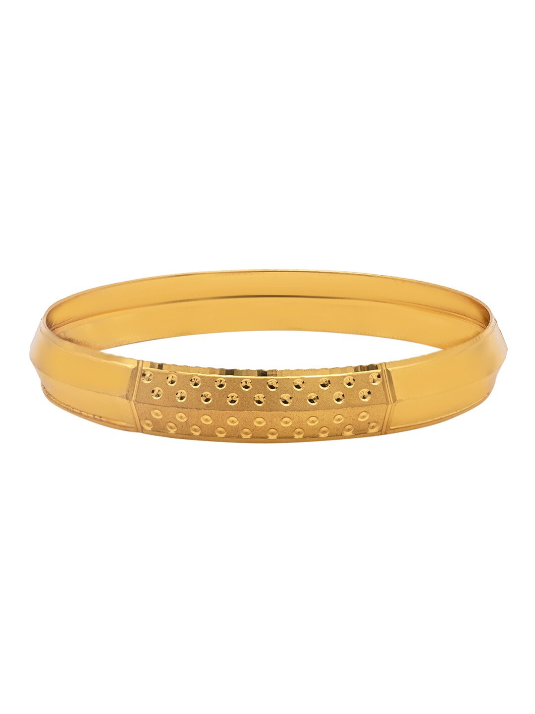 

bodha Men Gold-Plated Kada Bracelet