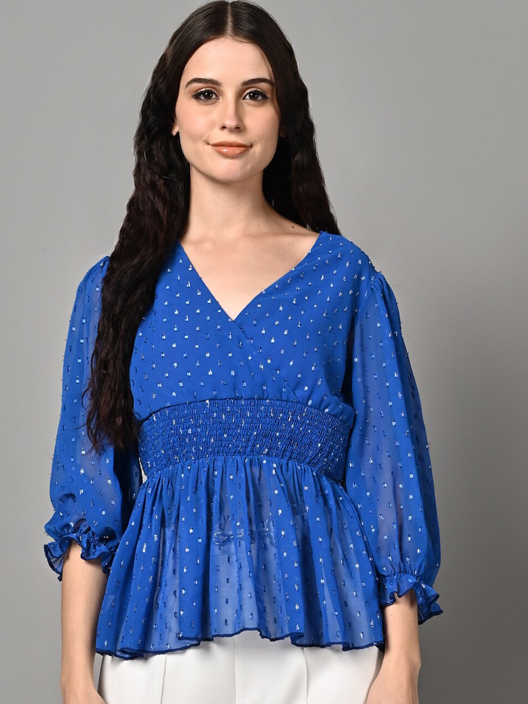 

Justin Whyte Self Design Empire Top, Blue
