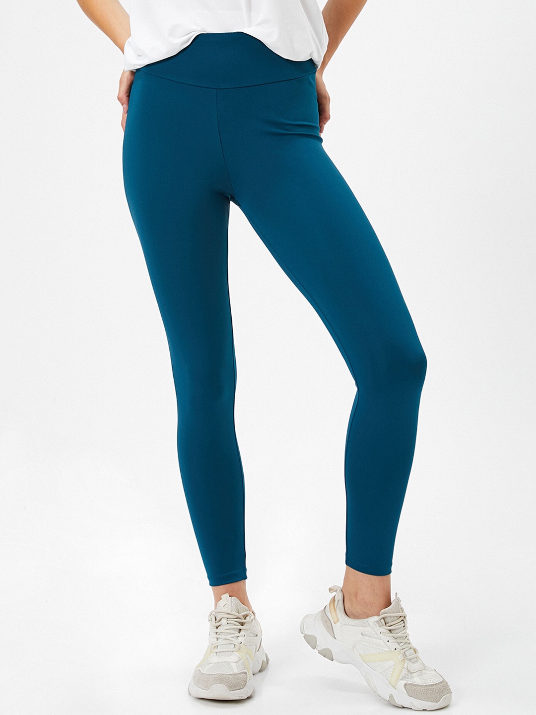 

Koton Women Ankle Length Tights, Blue