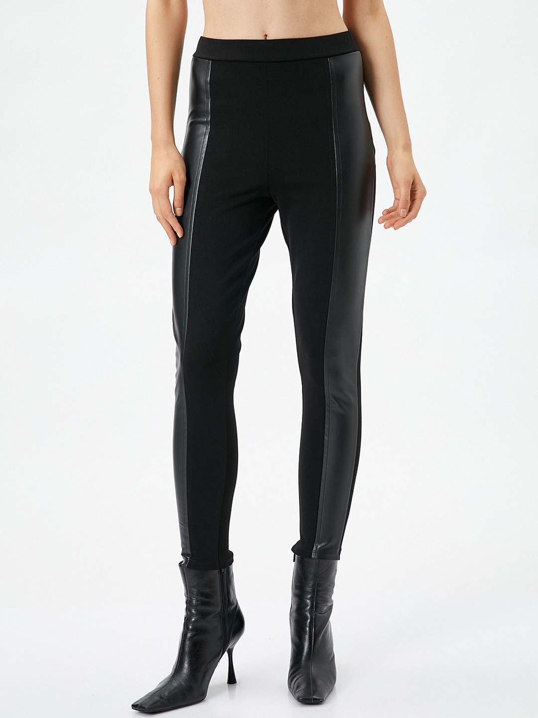 

Koton Women Regular Fit Jeggings, Black