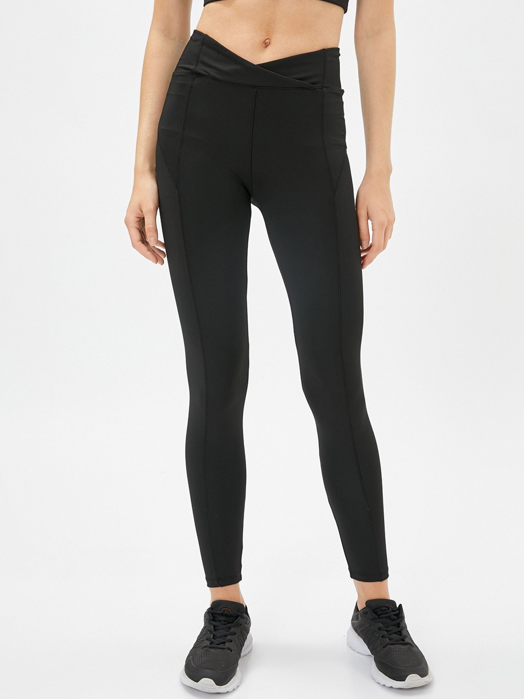 

Koton Women Ankle Length Sports Tights, Blue