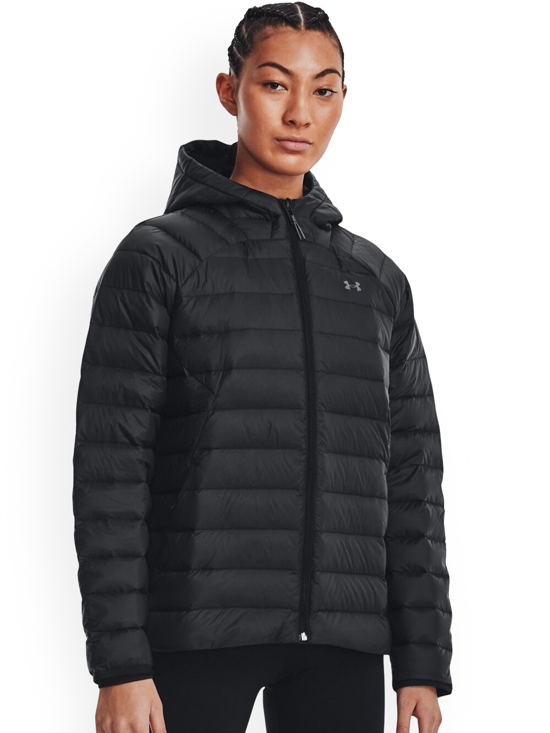 

UNDER ARMOUR Storm Hooded Puffer Jacket, Black