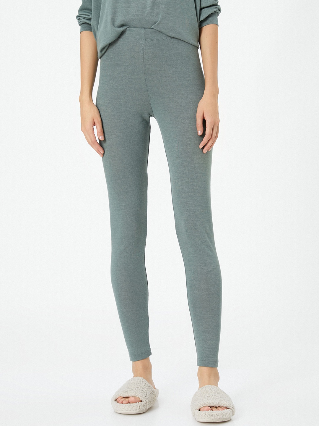 

Koton Round Neck Thermal Set, Grey