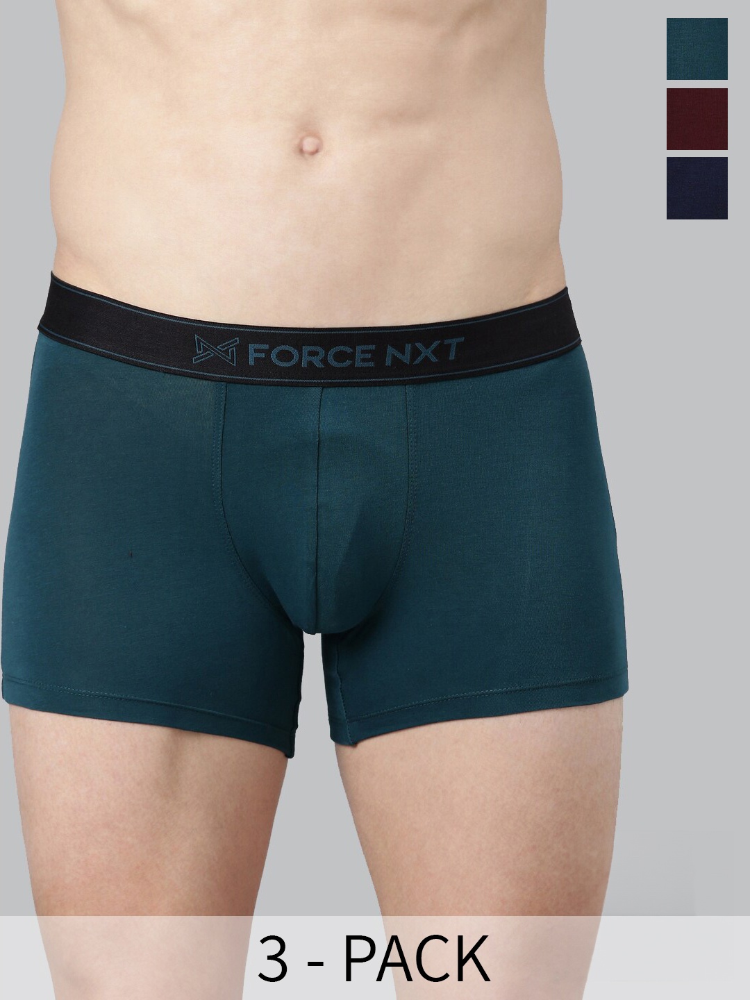 

Force NXT Pack Of 3 Assorted Trunks MNFL-45-R3-ASST-C1-PO3-Multi