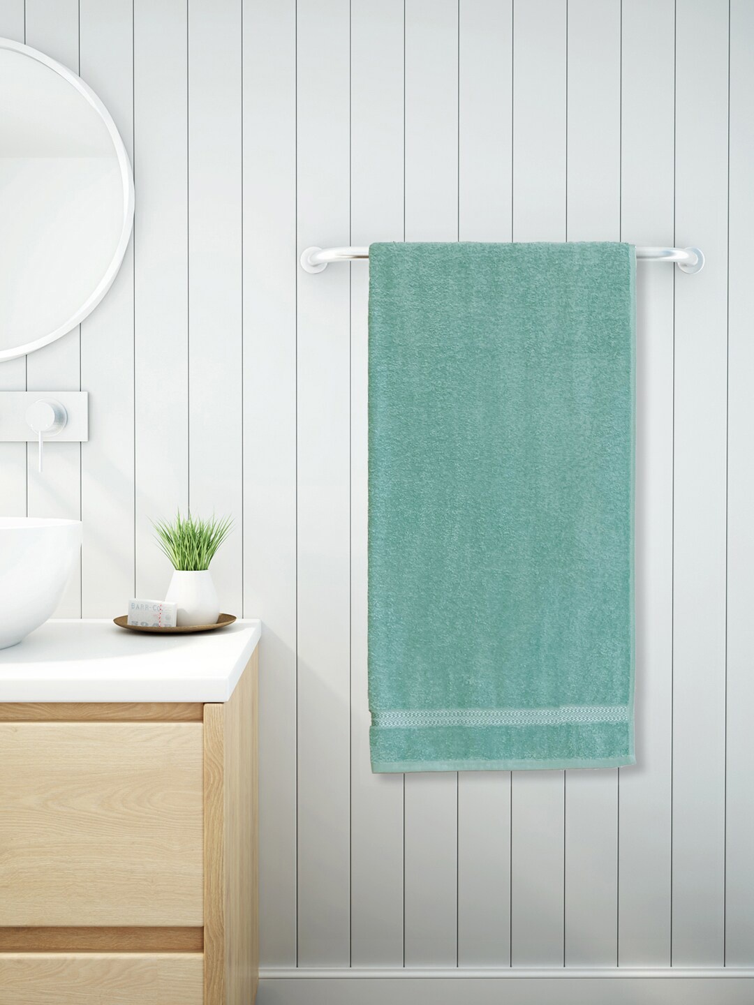 

Welspun Green Cotton Anti-Bacterial 380 GSM Bath Towel