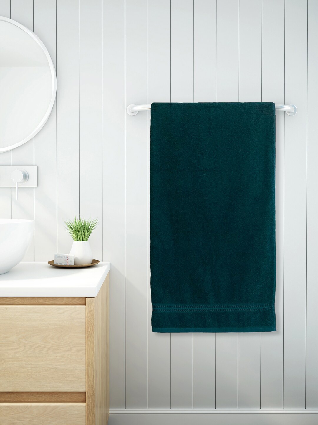 

Welspun Green Anti-Bacterial 380 GSM Pure Cotton Bath Towel