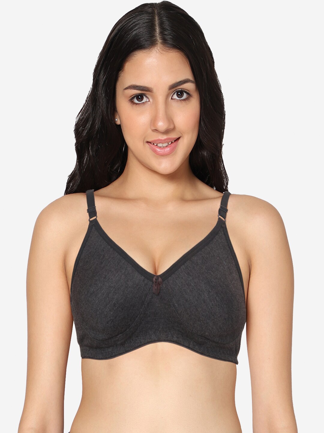 

In Care Full Coverage Non Padded Pure Cotton Everyday Bra With All Day Comfort, Black