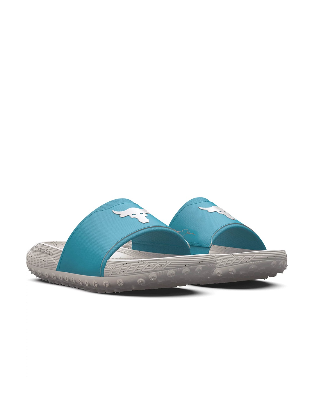 

UNDER ARMOUR Men Rock 3 Printed Sliders, Blue