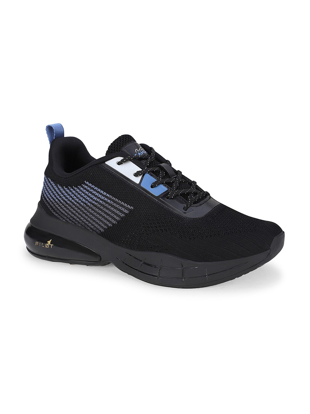 

Campus Men Idol Lace-Up Running Shoes, Black