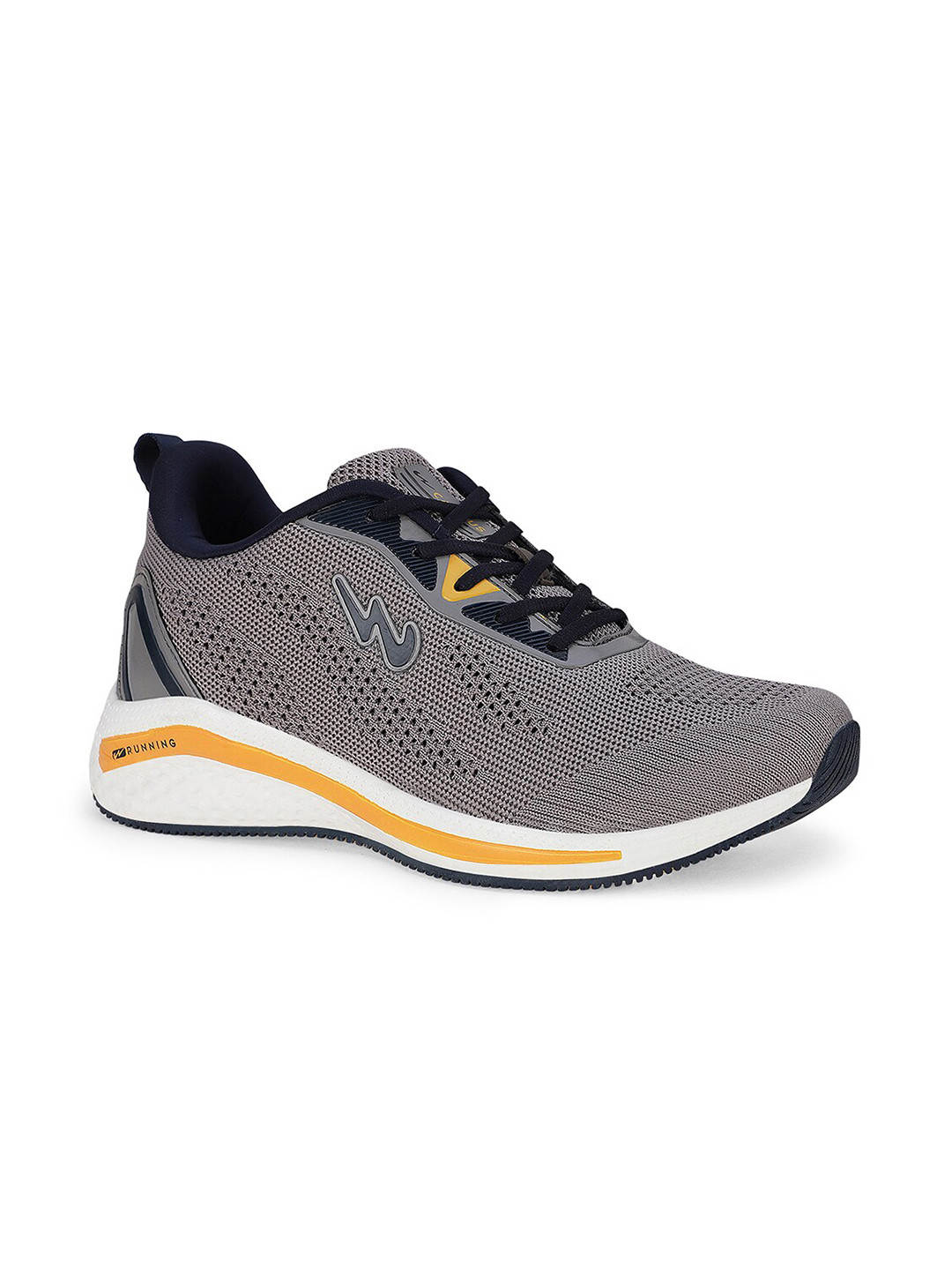 

Campus Men Erik Lace-Up Running Shoes, Grey