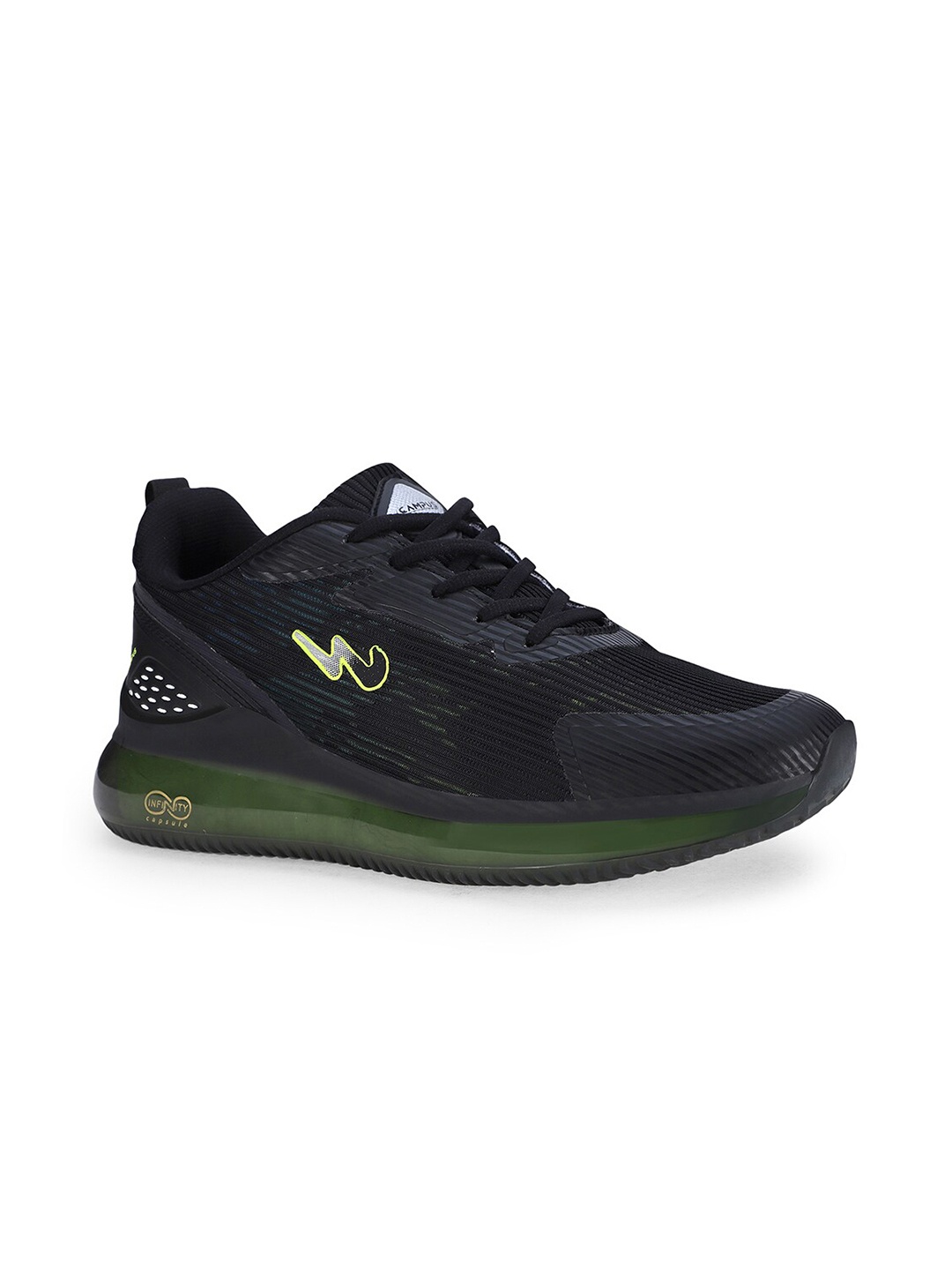 

Campus Men KARTER Mesh Running Shoes, Black