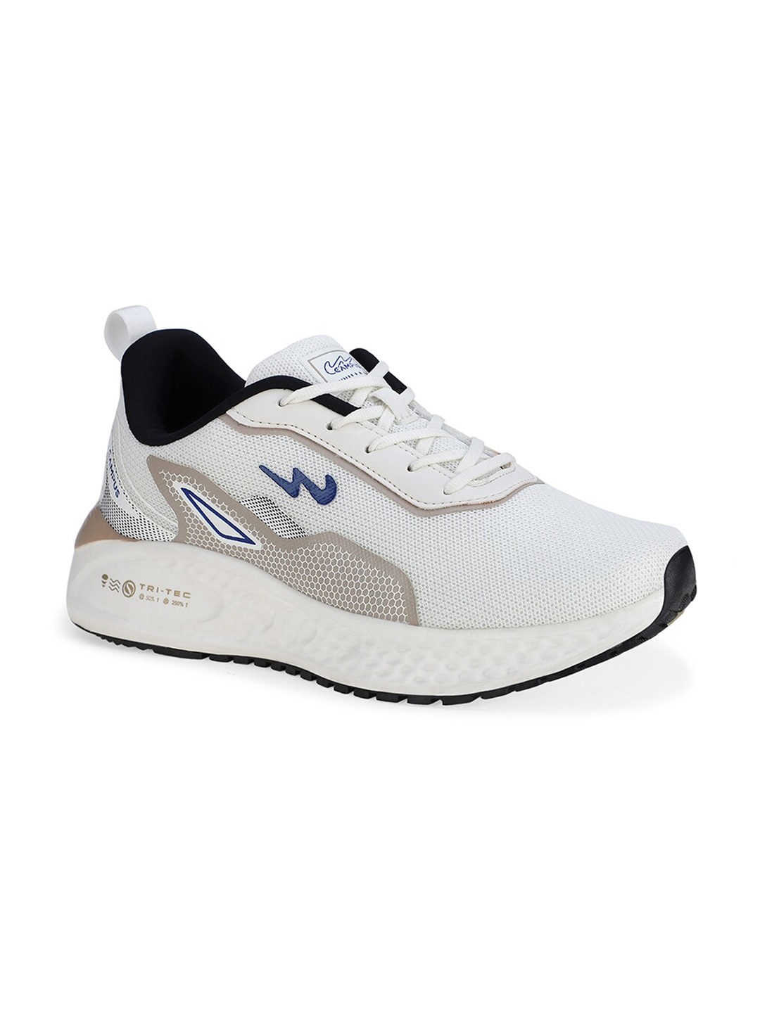 

Campus Men MARC Mesh Running Shoes, Off white