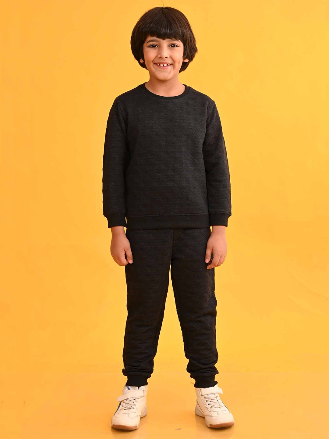 

Anthrilo Boys Round Neck Sweatshirt with Joggers, Blue