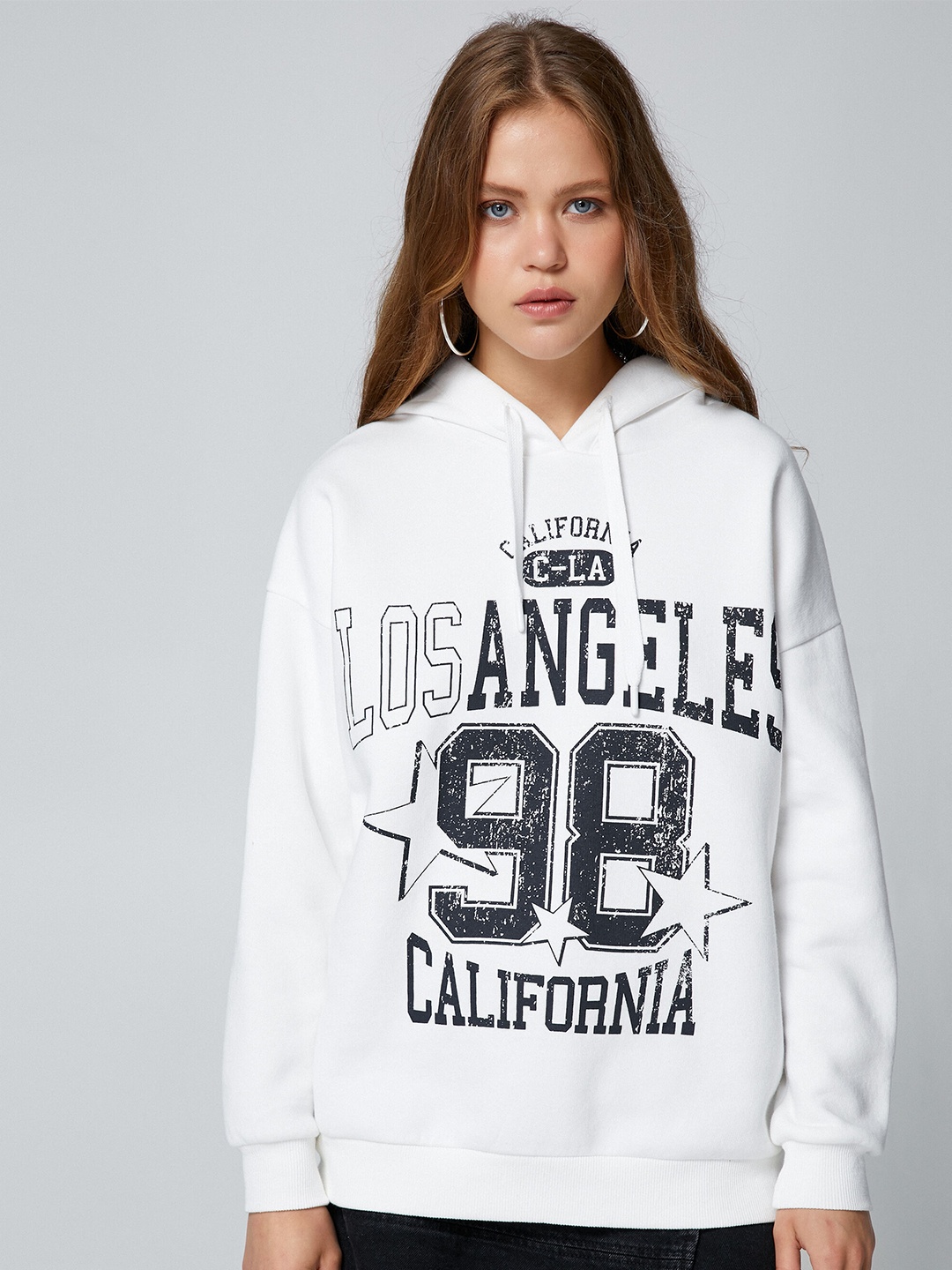 

Koton Typography Printed Sweatshirt, White