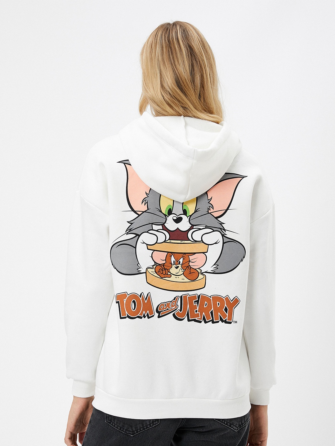 

Koton Tom & Jerry Printed Sweatshirt, White
