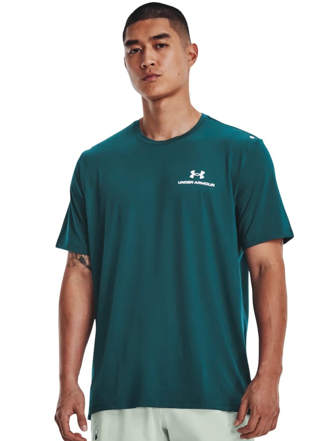 

UNDER ARMOUR Rush Energy Short Sleeved T-Shirt, Teal