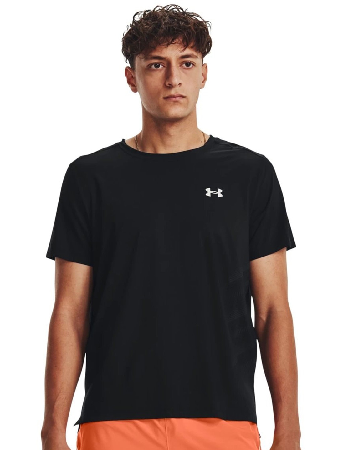 

UNDER ARMOUR Iso-Chill Laser Heat Short Sleeves Round Neck Tshirts, Black