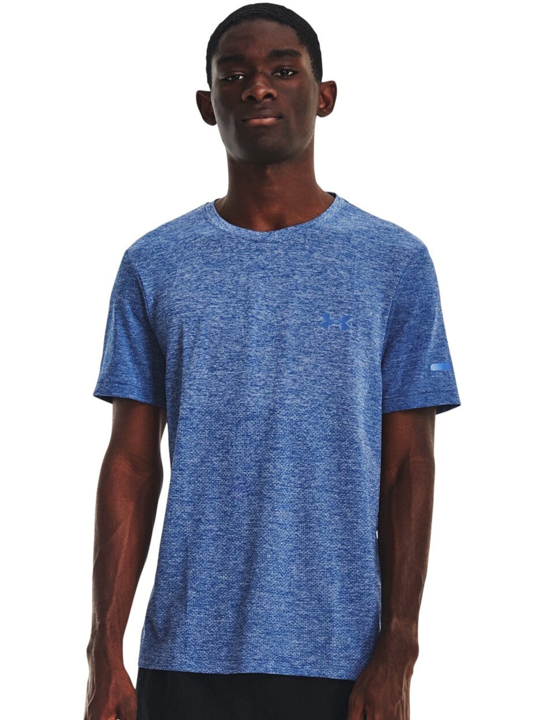 

UNDER ARMOUR Self-Designed Seamless Stride Short Sleeves T-shirt, Blue