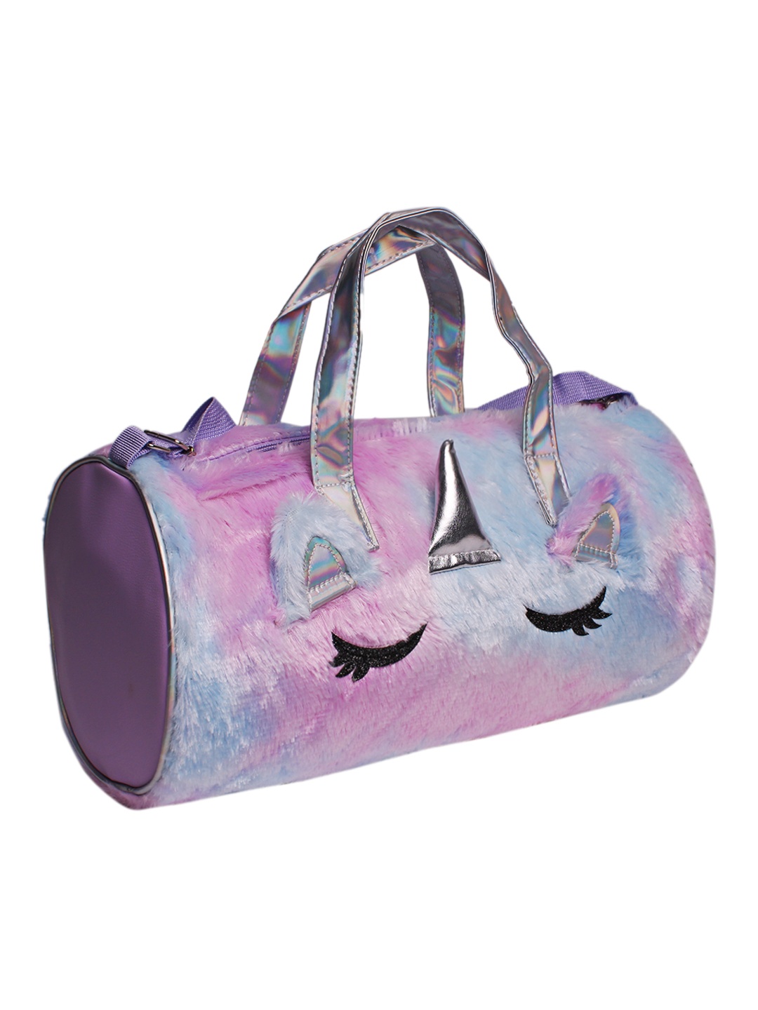 

DukieKooky Kids Unicorn Design Duffle Bag, Purple