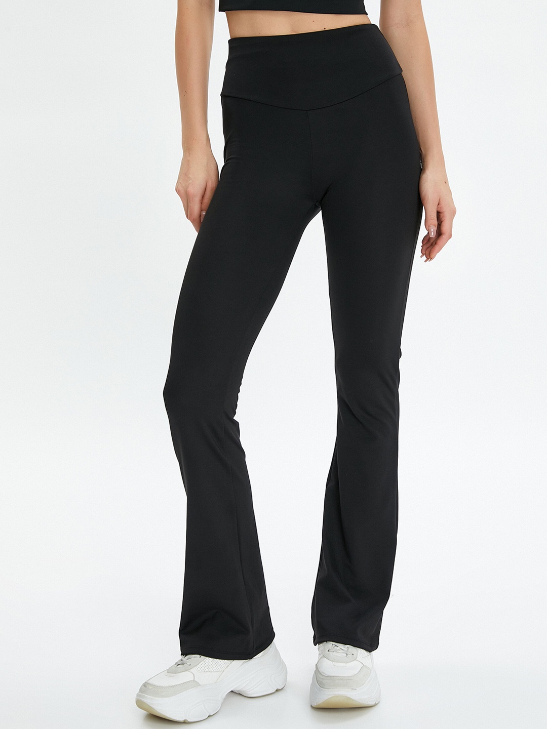 

Koton Women Regular Fit Mid-Rise Track Pant, Black