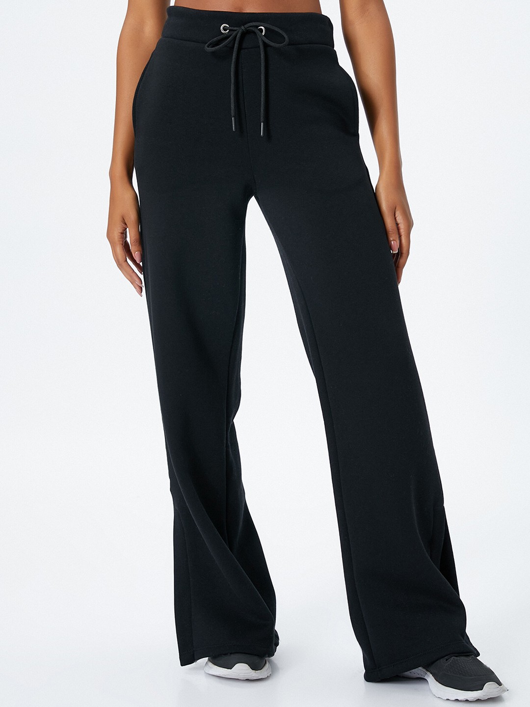 

Koton Women Mid-Rise Track Pant, Black