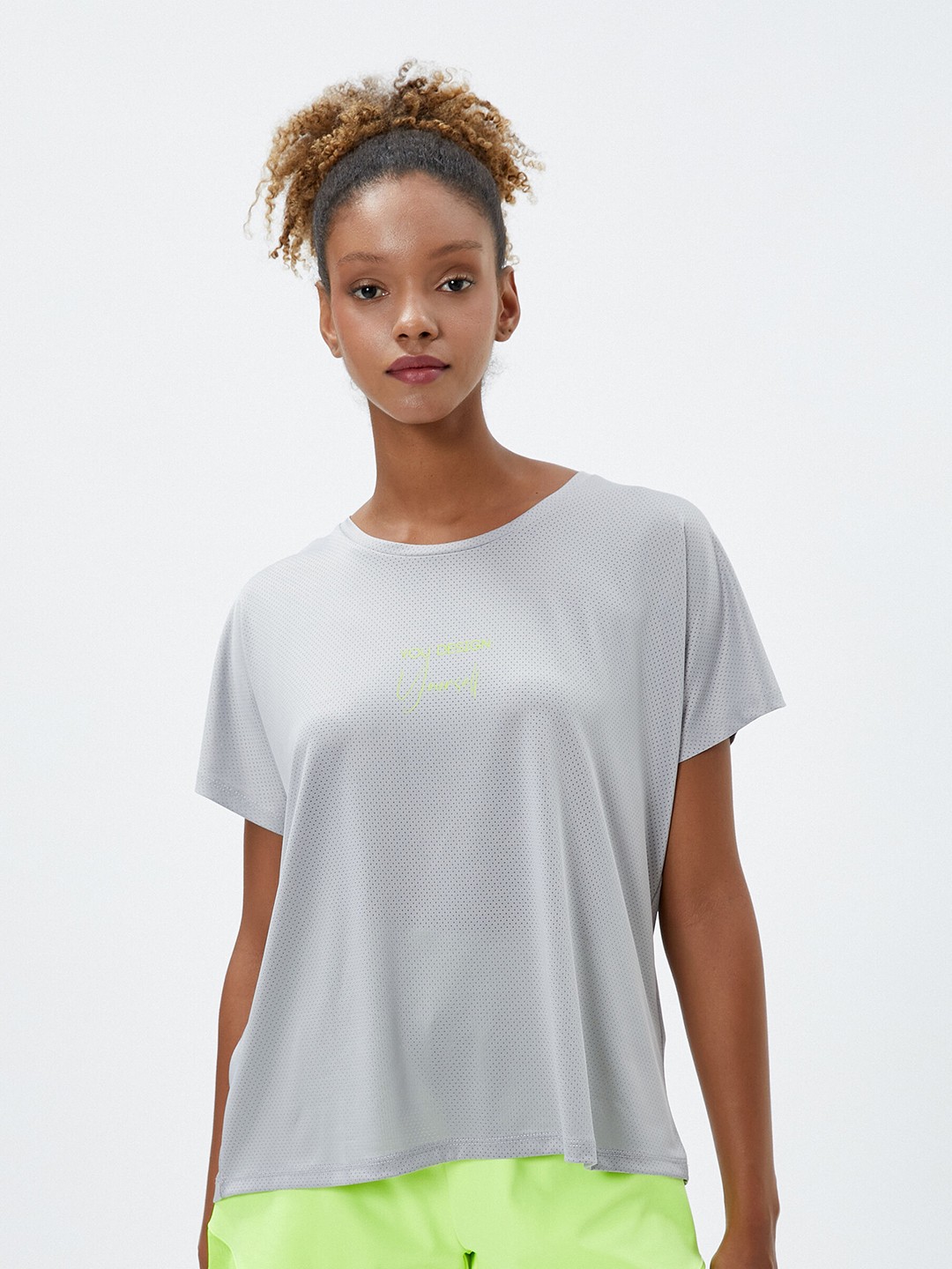 

Koton Geometric Printed T-shirt, Grey