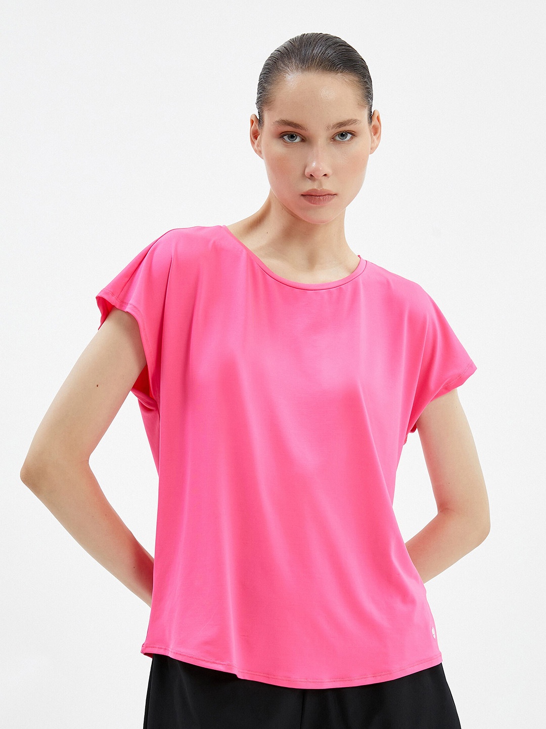 

Koton Extended Sleeves T-shirt, Pink
