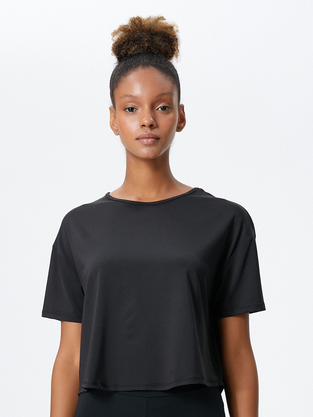

Koton Round Neck T-shirt, Black