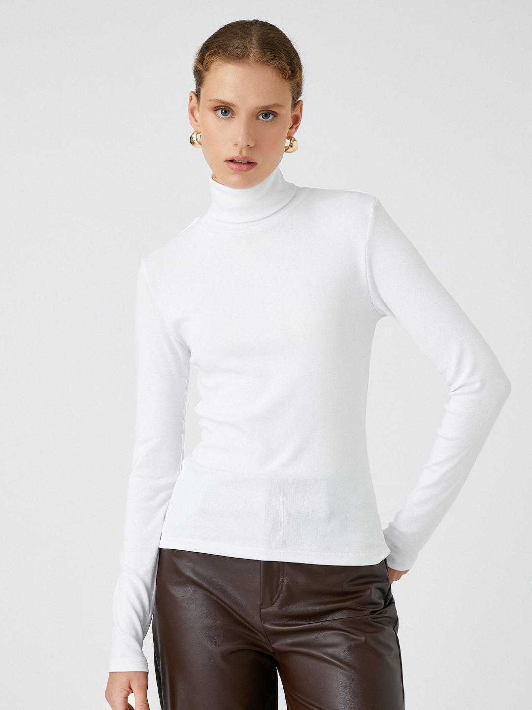 

Koton Turtle Neck Regular Top, White