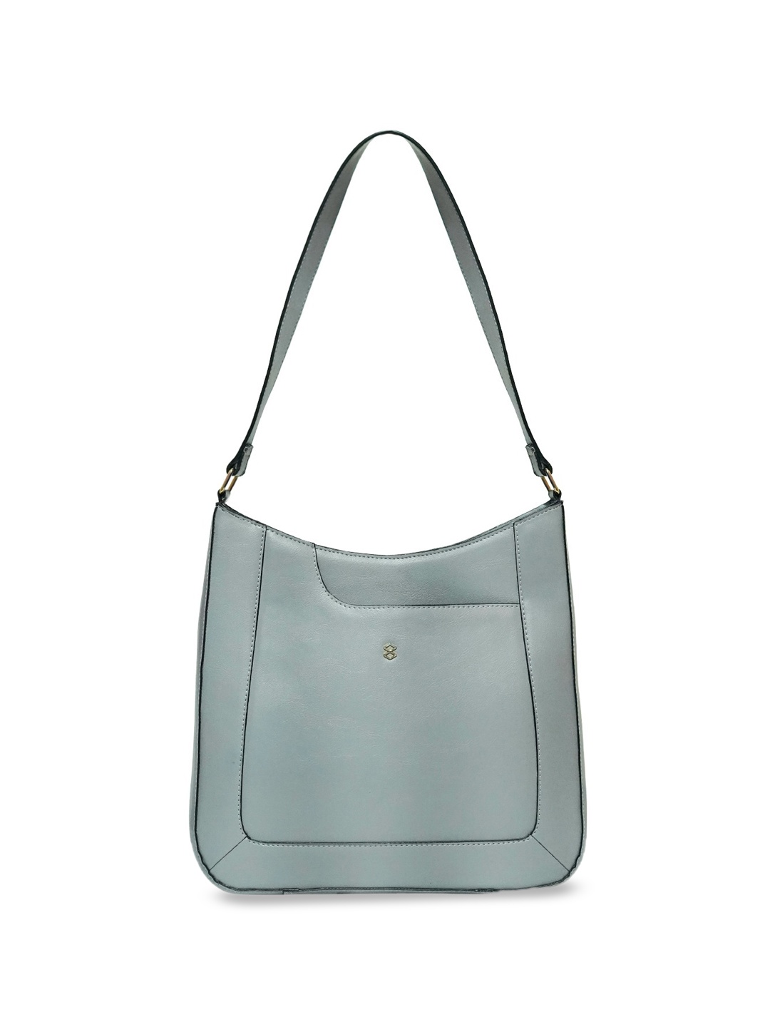 

HORRA Textured Structured Shoulder Bag, Grey