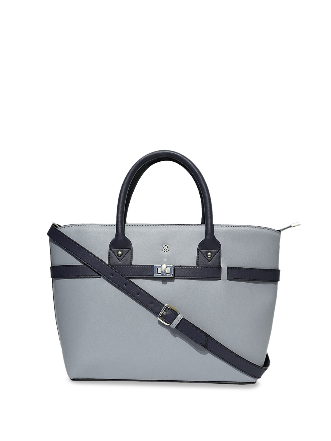 

HORRA Structured Handheld Bag, Grey