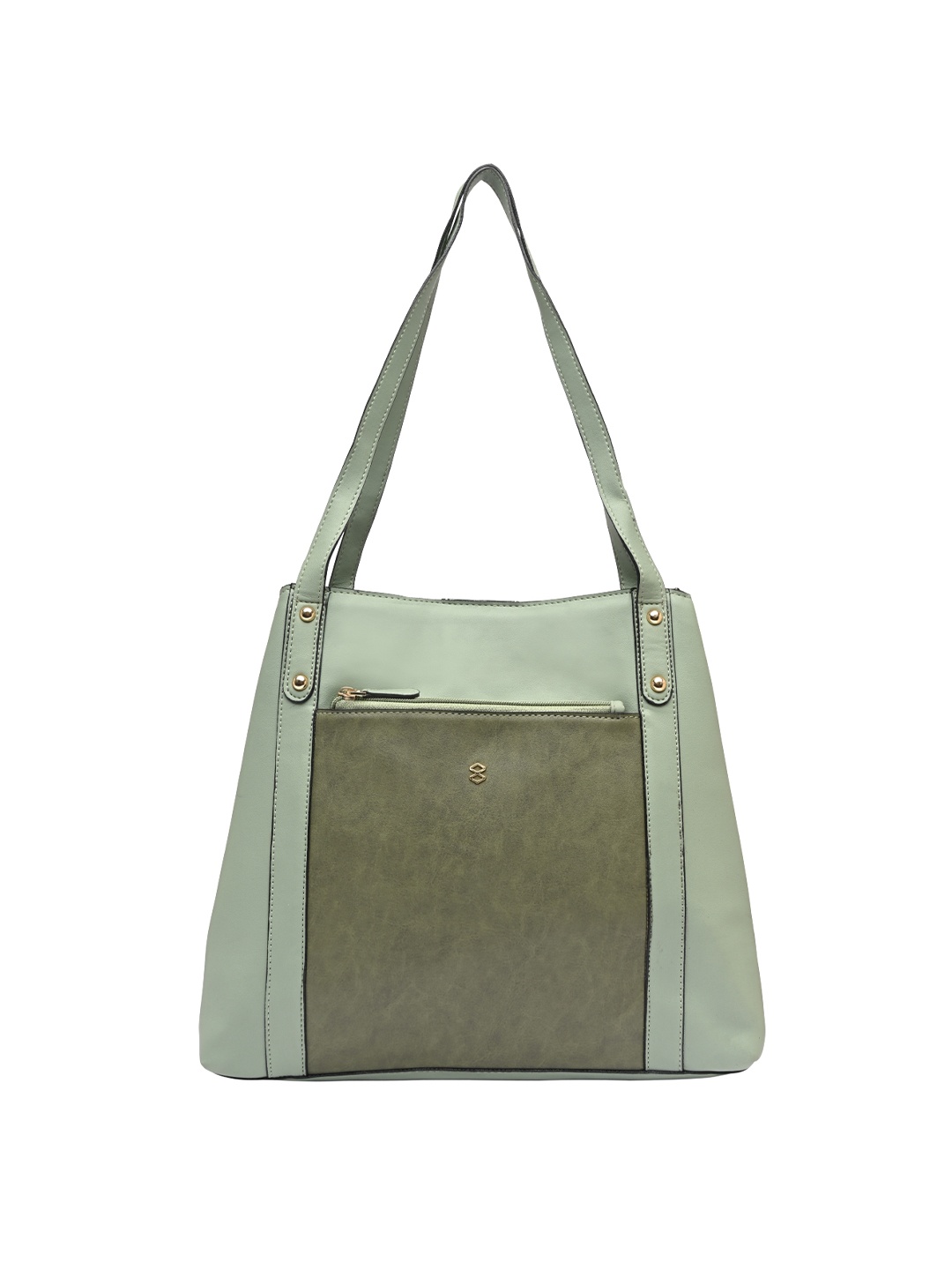 

HORRA Structured Shoulder Bag, Green