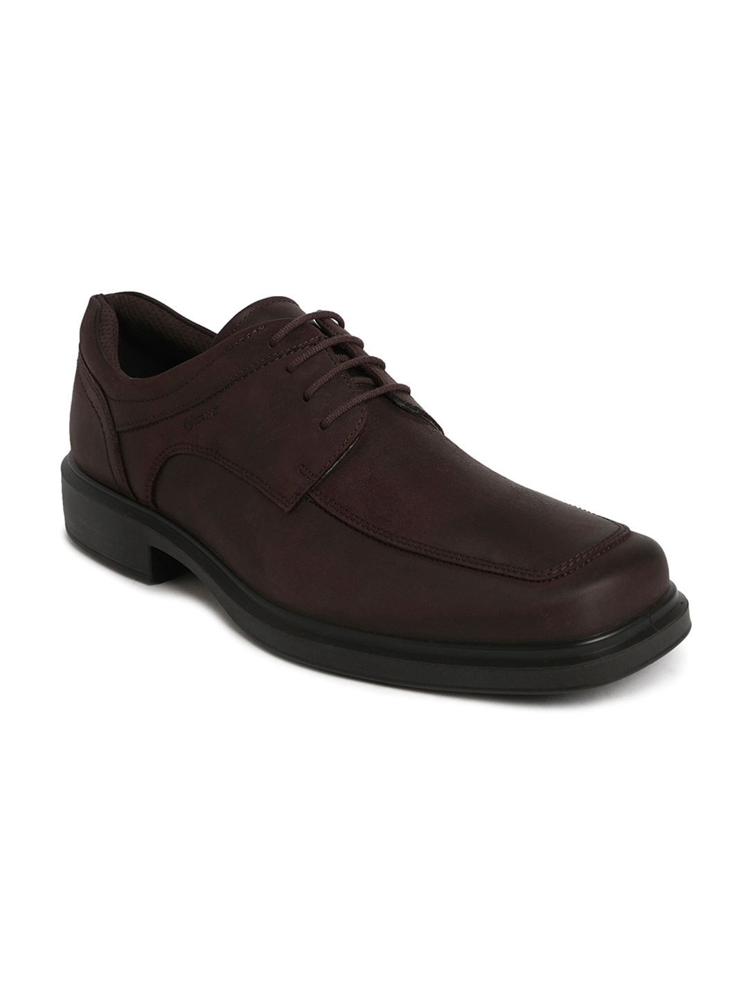 

ECCO Men Helsinki 2 Mocha Nubuck Extra Wide Formal Shoes, Brown