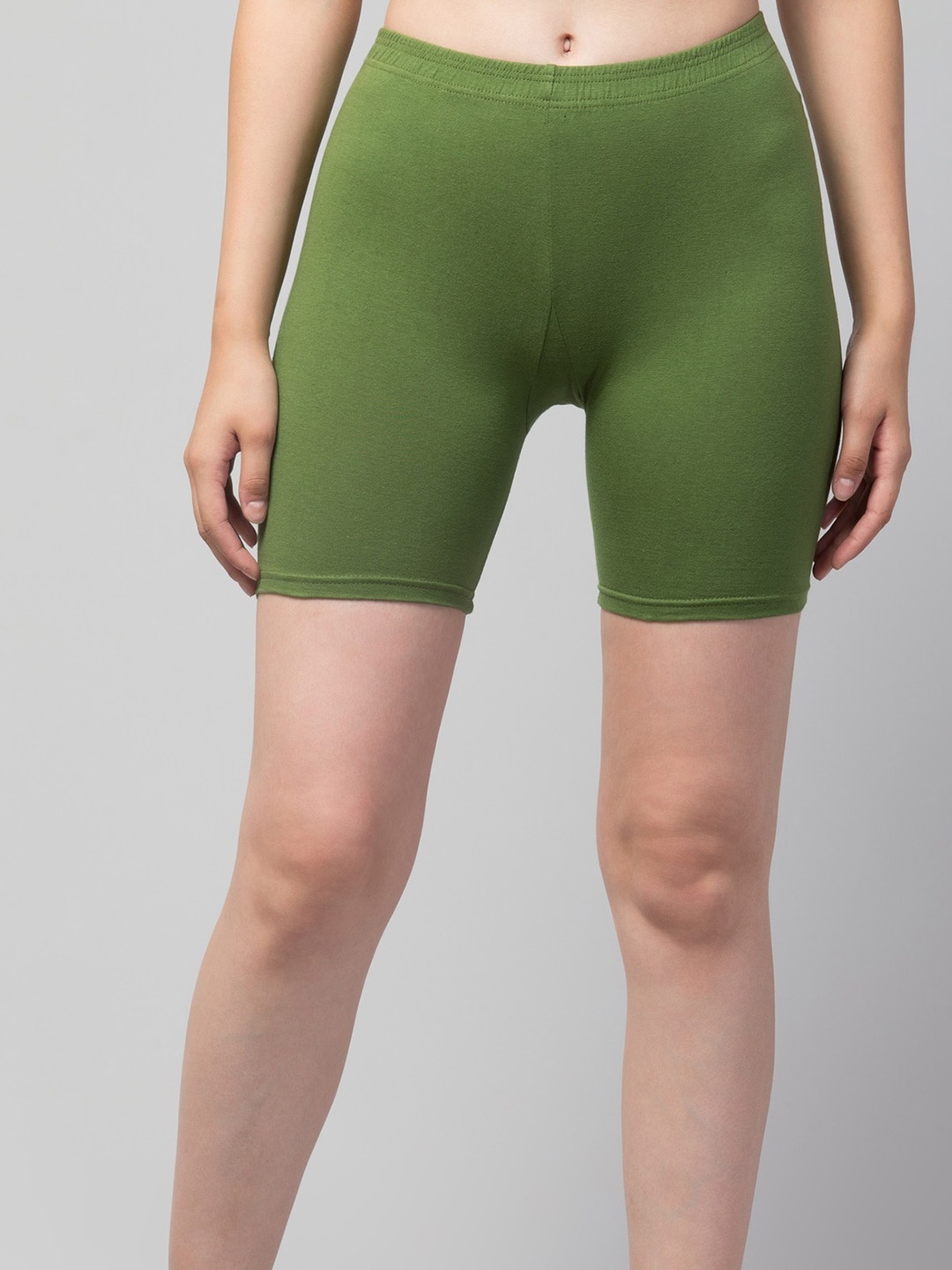 

Apraa & Parma Mid-Rise Gym Boy Shorts Briefs, Green