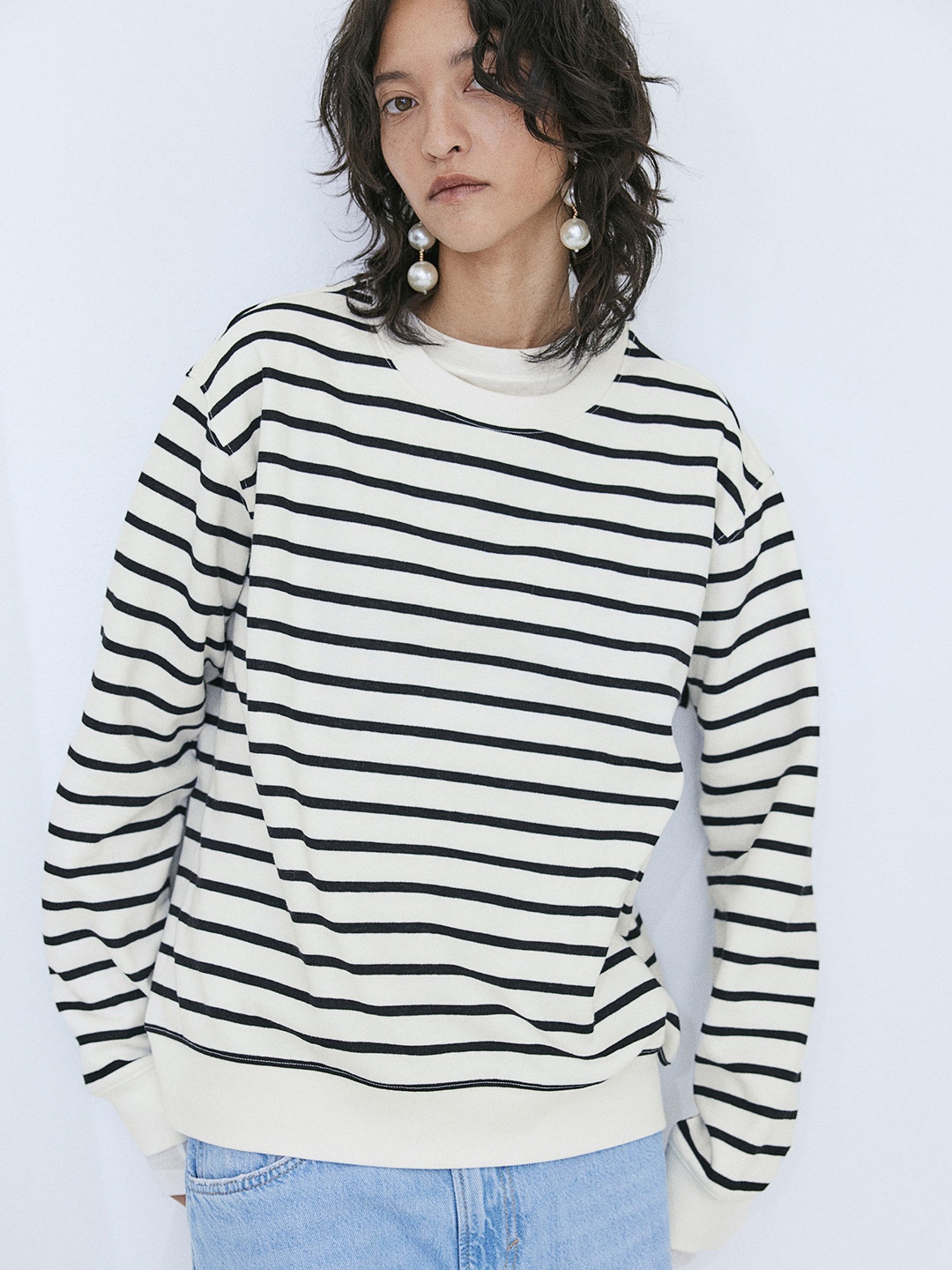 

H&M Women Sweatshirt, White