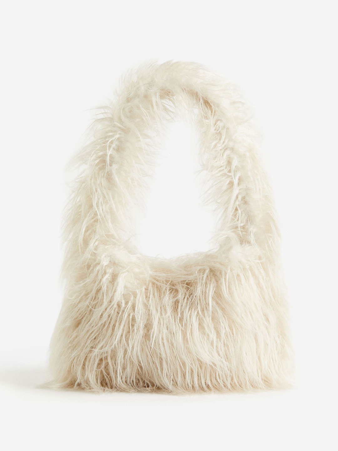 

H&M Fluffy Shoulder Bag, Off white