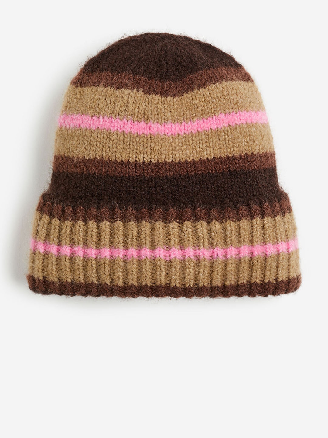 

H&M Men Knitted Hat, Beige