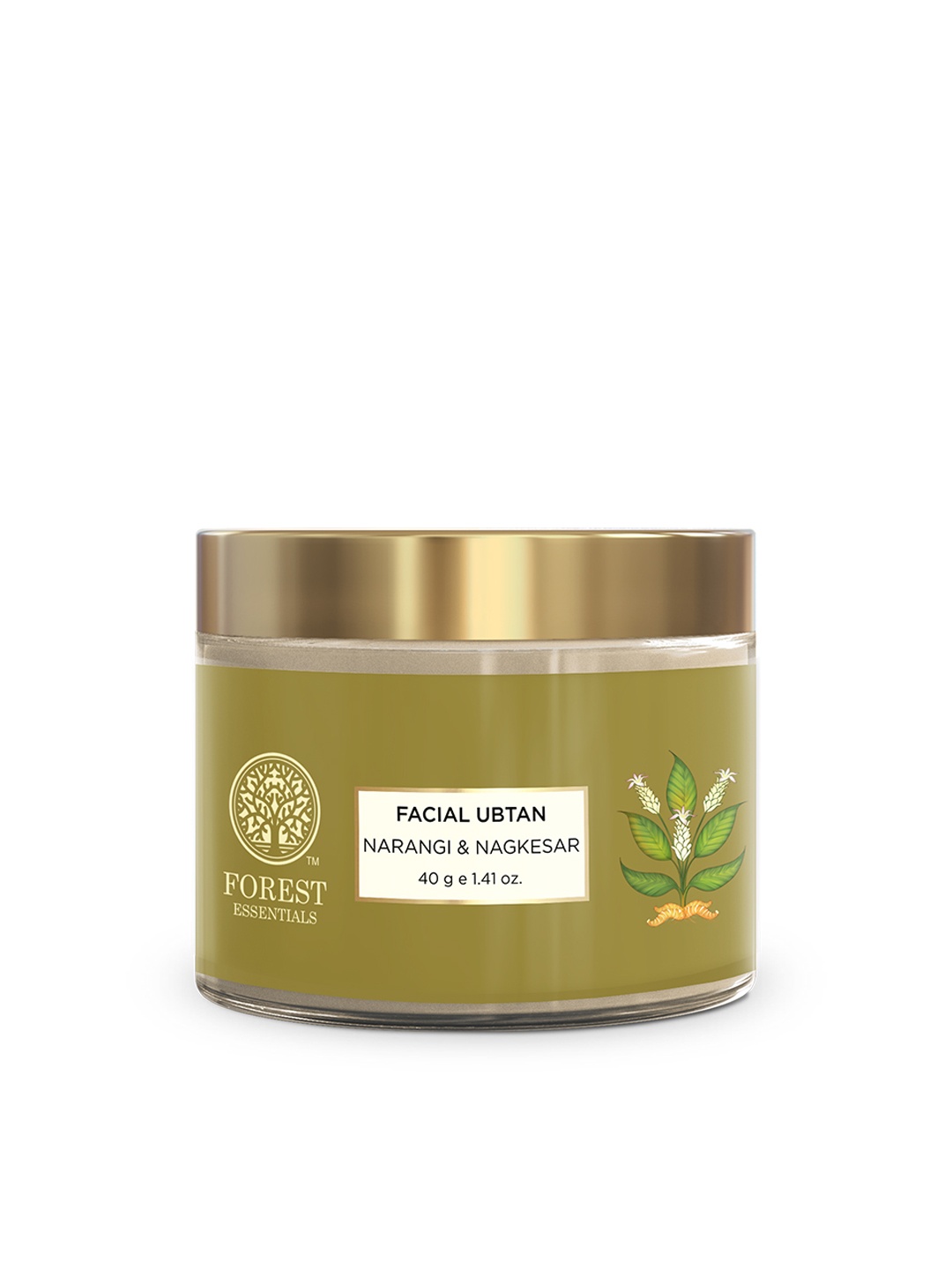 

Forest Essentials Narangi & Nagkesar Facial Ubtan Mask - 40 g, Olive