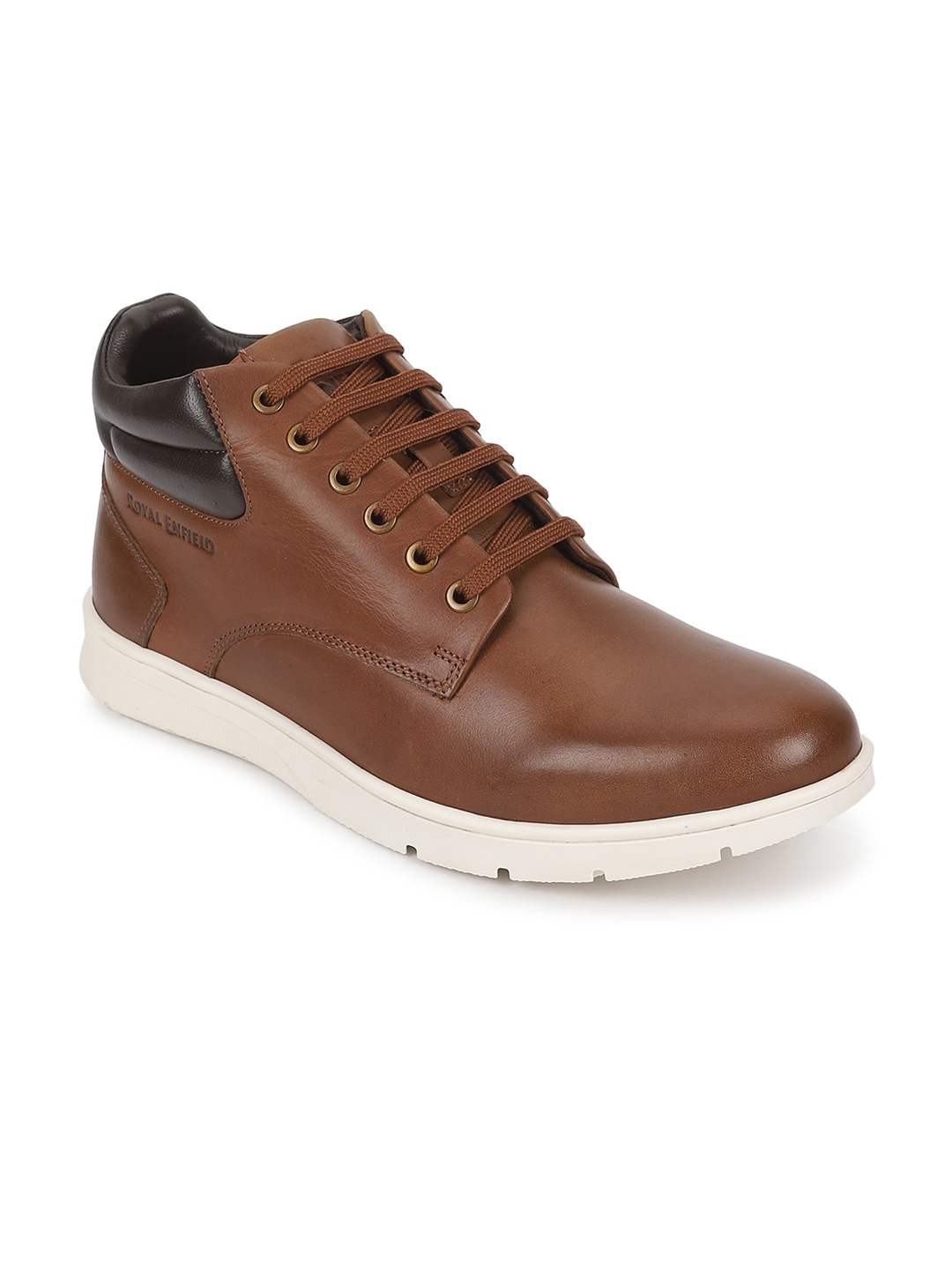 

Royal Enfield Men Clasic Leather Sneakers, Khaki