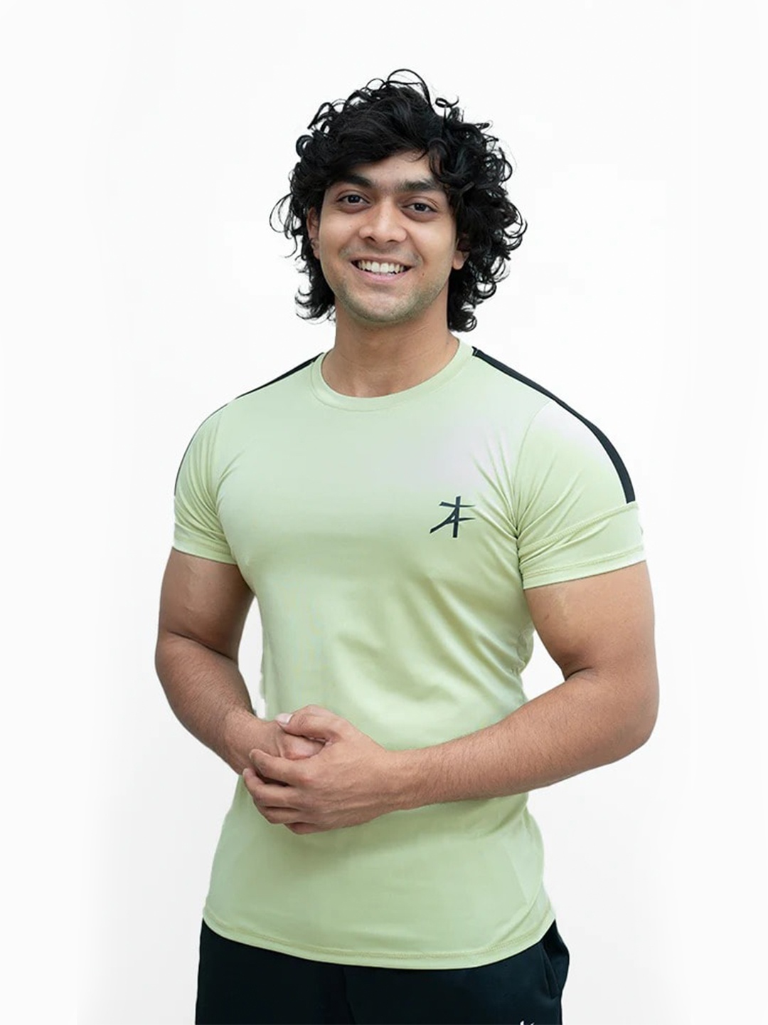 

Athflex Round Neck T-shirt, Sea green
