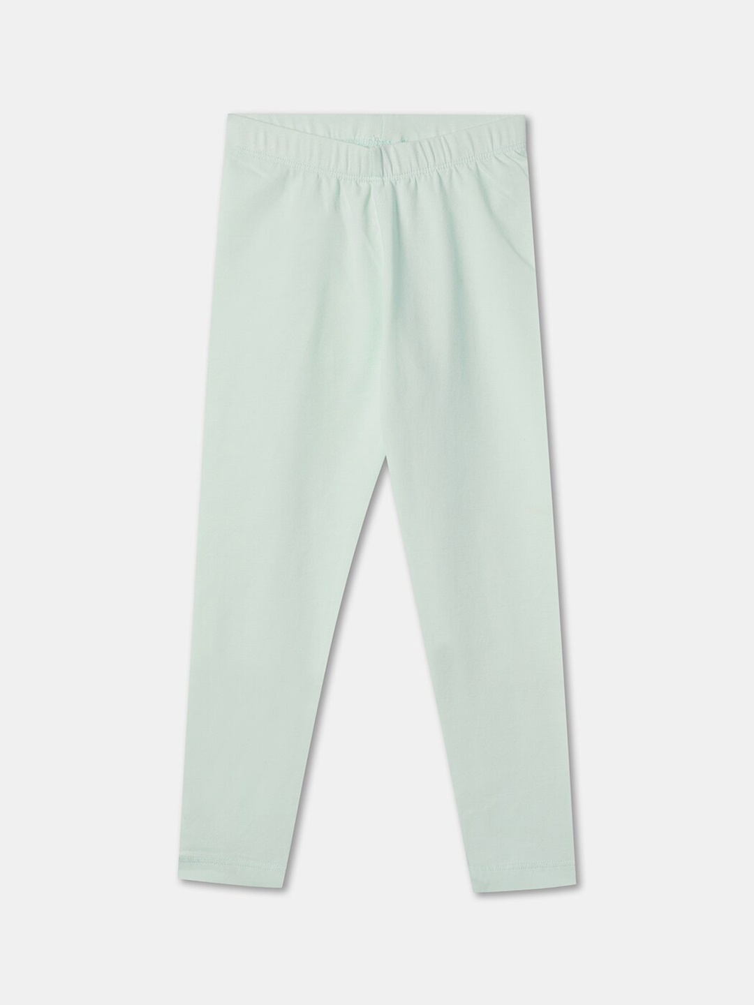

R&B Girls Cotton Ankle-Length Leggings, Blue