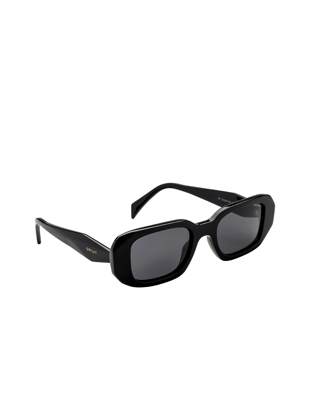 

OPIUM Women Rectangle Sunglasses With Polarised and UV Protected Lens OP-10139-C01-49, Grey