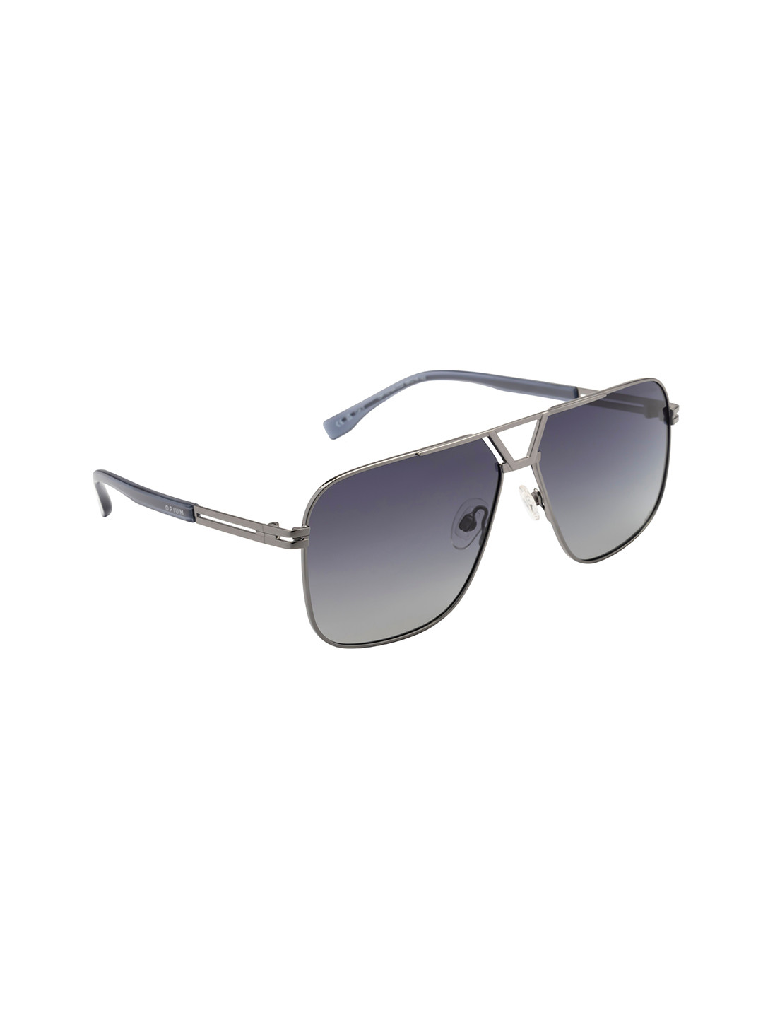 

OPIUM Men Square Sunglasses With Polarised & UV Protected Lens OP-10144-C02-59, Grey