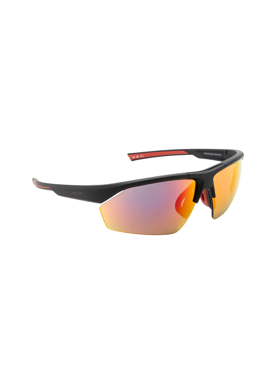 

OPIUM Men Lens & Sports Sunglasses With UV Protected Lens, Orange