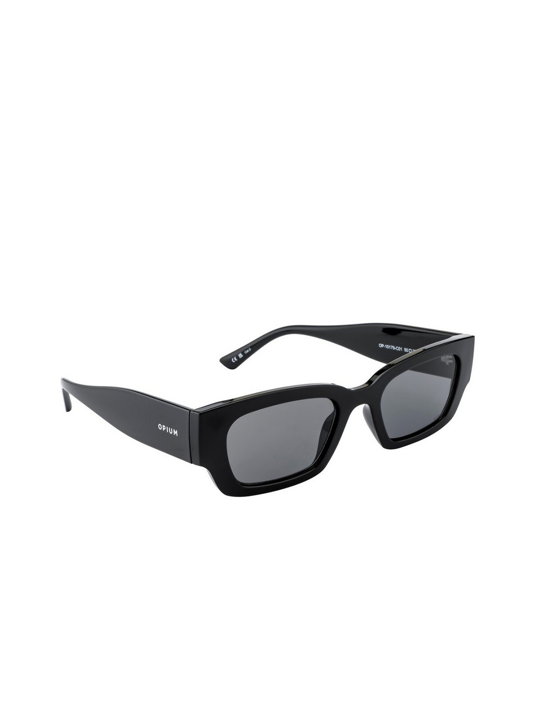 

OPIUM Unisex Rectangle Sunglasses With UV Protected Lens-OP-10179-C01-50, Grey