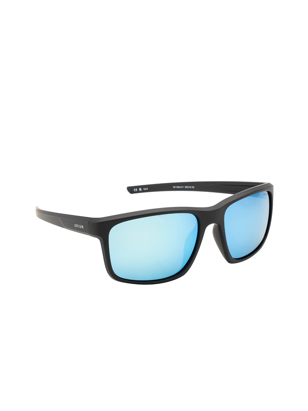 

OPIUM Men Wayfarer Sunglasses with UV Protected Lens OP-1504-C11-58, Blue